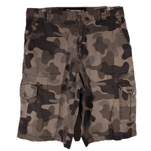 South Pole vintage camo cargo shorts mens 34 green baggy 90's Y2K ripstop